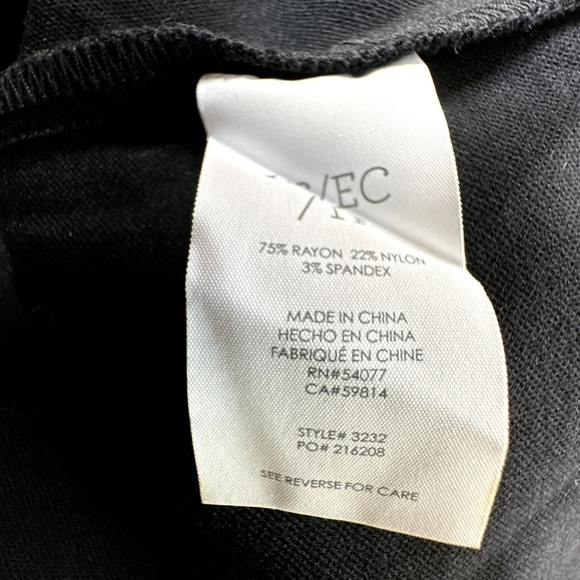 Cabi‎ Women's Shirt XS Osaka Nights Chef's Top Black Utility Style with Snaps - Picture 4 of 12